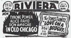 Riviera Theatre - Old Ad